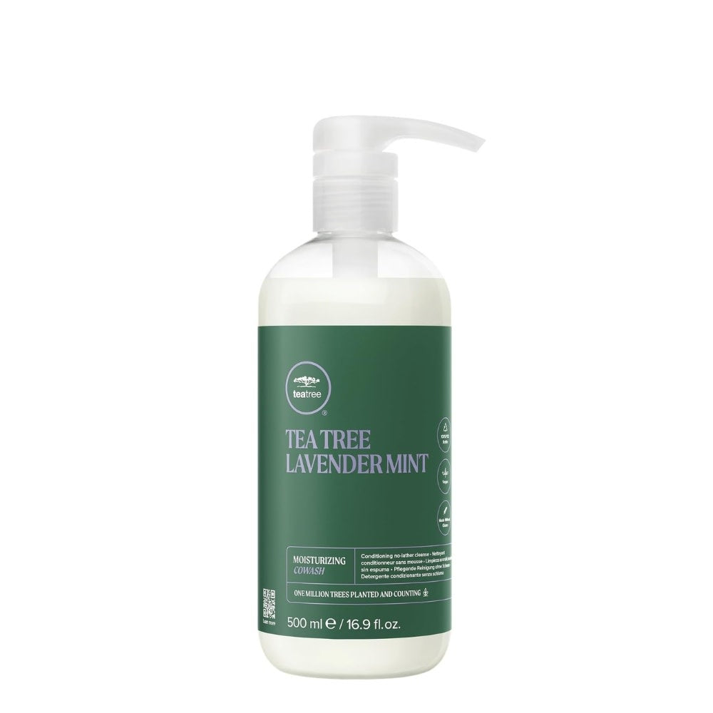 Nettoyant revitalisant "Lavender Mint Moisturizing Cowash" sans mousse - Aide à démêler, à combattre les frisottis et ajoute de la brillance (500ml/16.9oz)