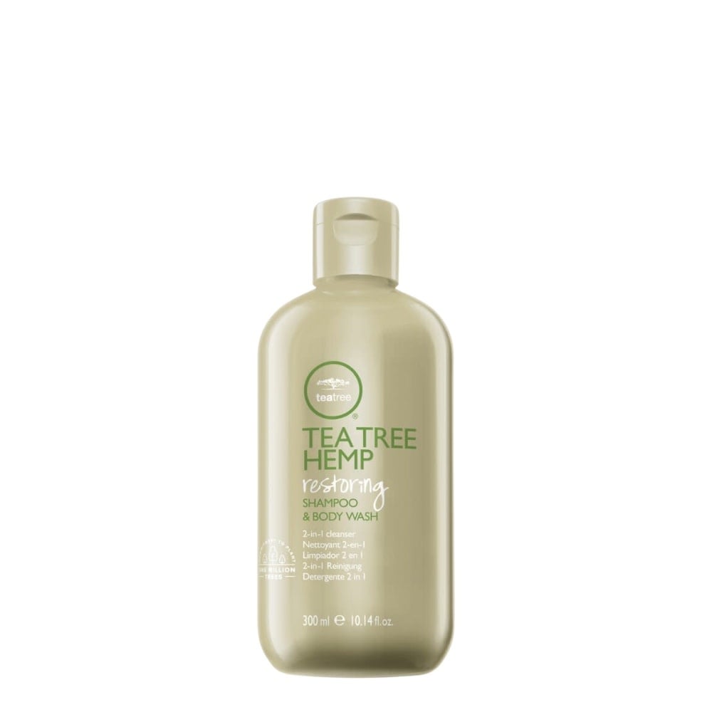 Tea Tree Hemp Restoring Shampoo & Body Wash - 2 in 1 Cleanser