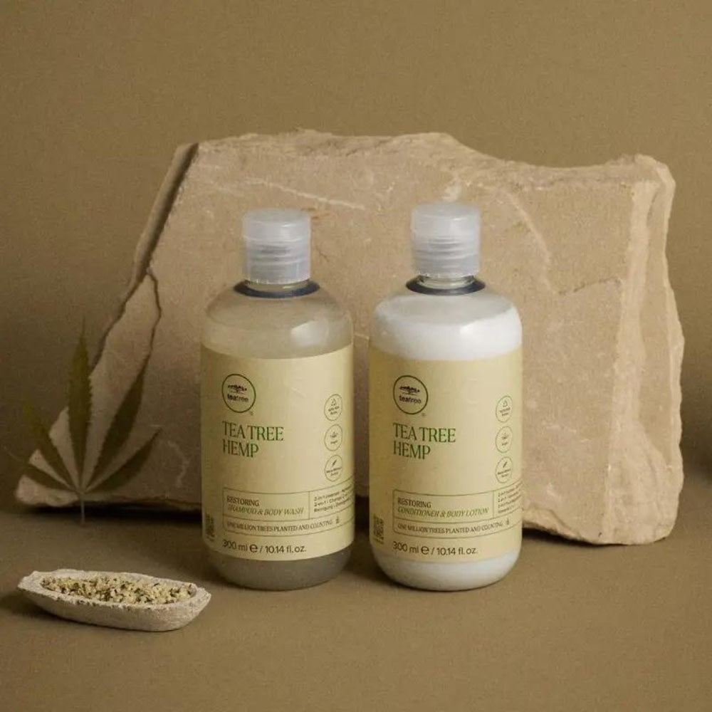 Tea Tree Hemp Restoring Shampoo & Body Wash - 2 in 1 Cleanser