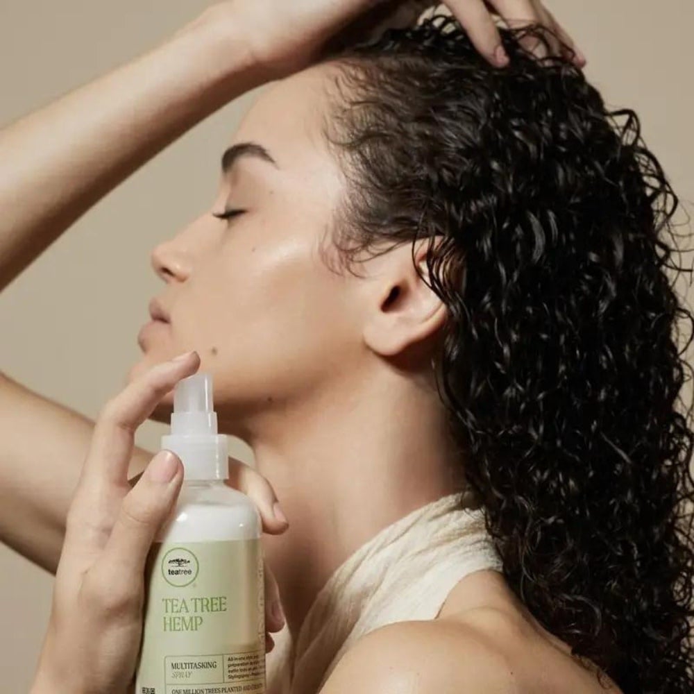 Spray démêlant  "Tea Tree Hemp Multitasking Spray" - Préparation de style tout-en-un (200ml/6.8oz)