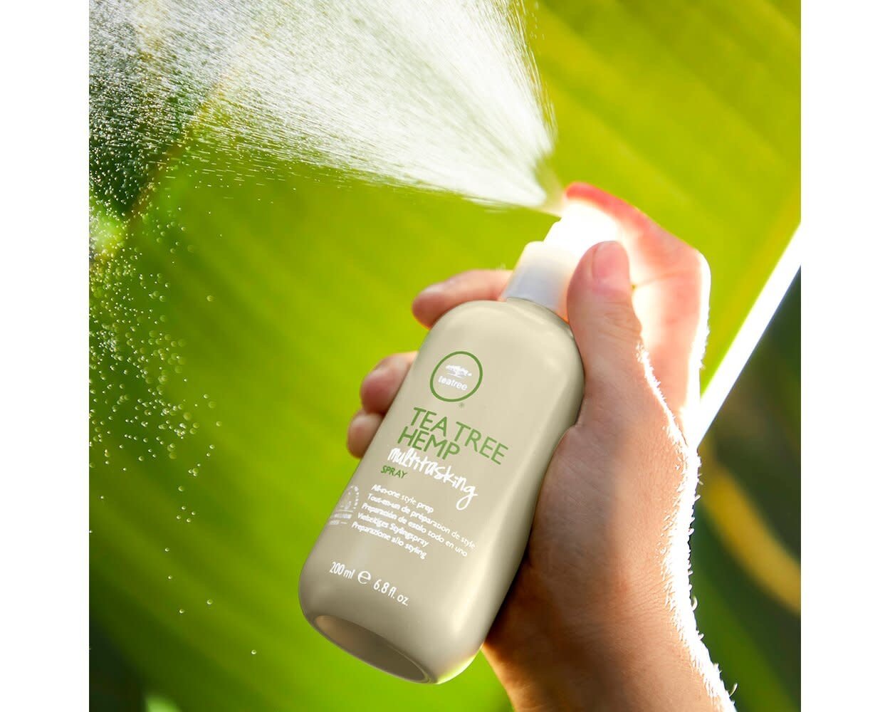 Spray démêlant  "Tea Tree Hemp Multitasking Spray" - Préparation de style tout-en-un (200ml/6.8oz)