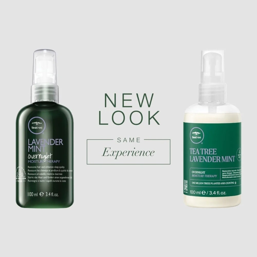Tea Tree - Soin réparateur de nuit sans rinçage "Lavender Mint Overnight" - Restaure les cheveux et améliore la qualité du sommeil (100ml/3.4oz)