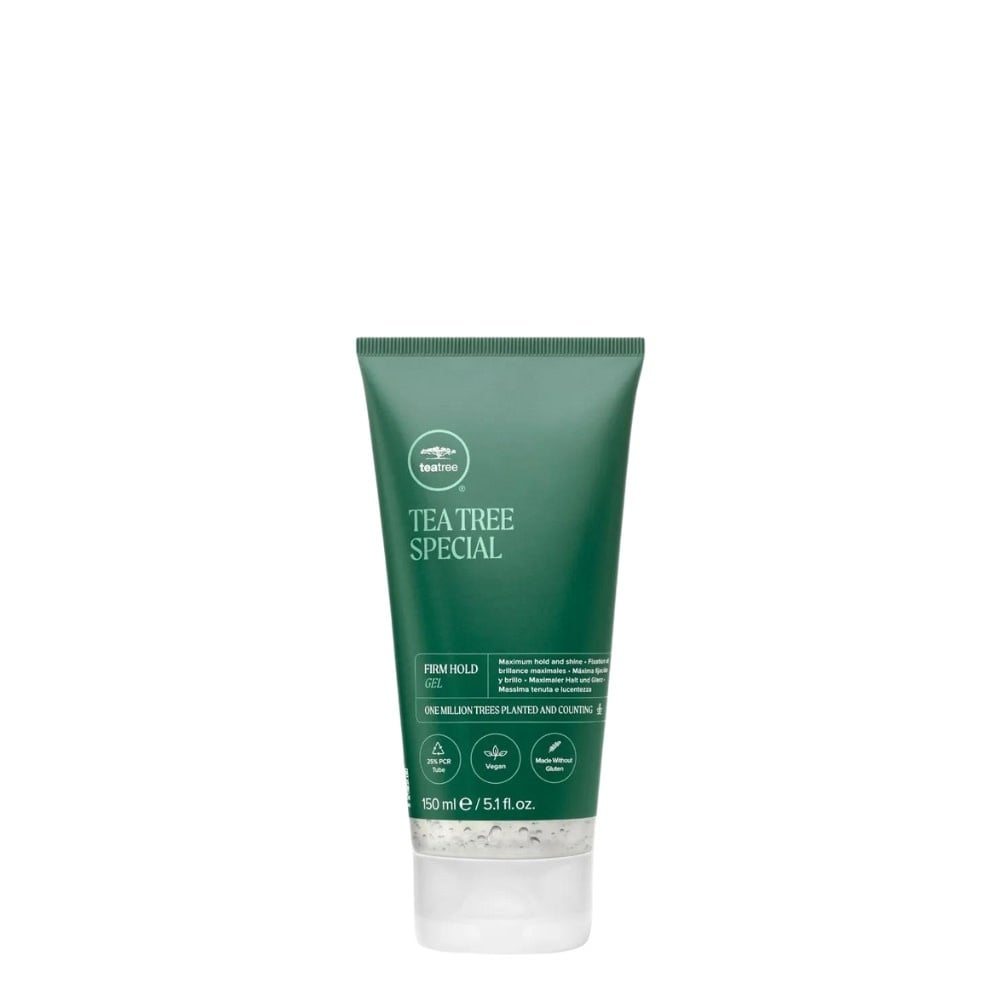 Gel coiffant "Tea Tree Firm Hold Gel" - Tenue et brillance maximum