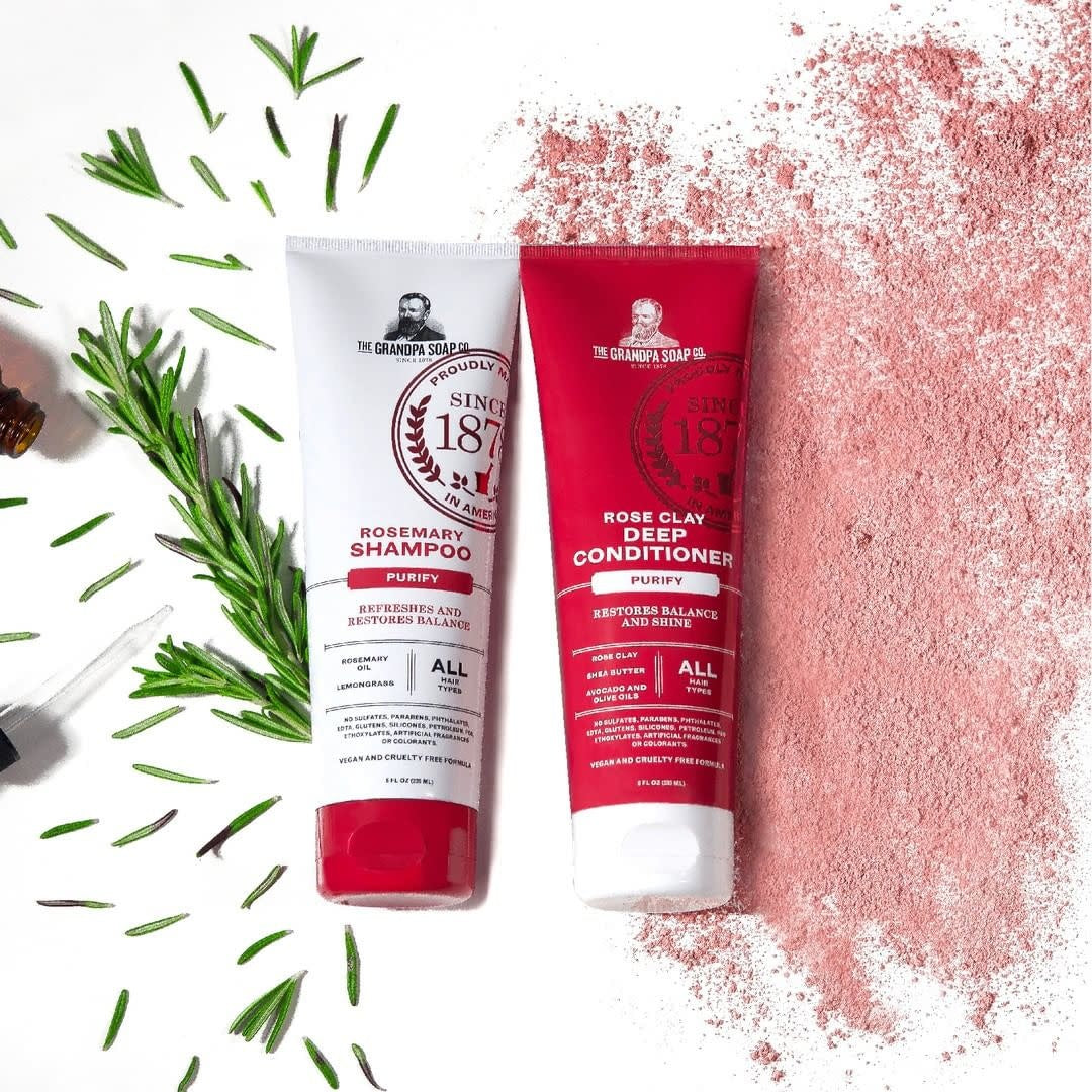 Shampoing "Rosemary Purify" rafraîchit et rétablit l'équilibre - Pour tous types de cheveux (235ml/8.0oz)