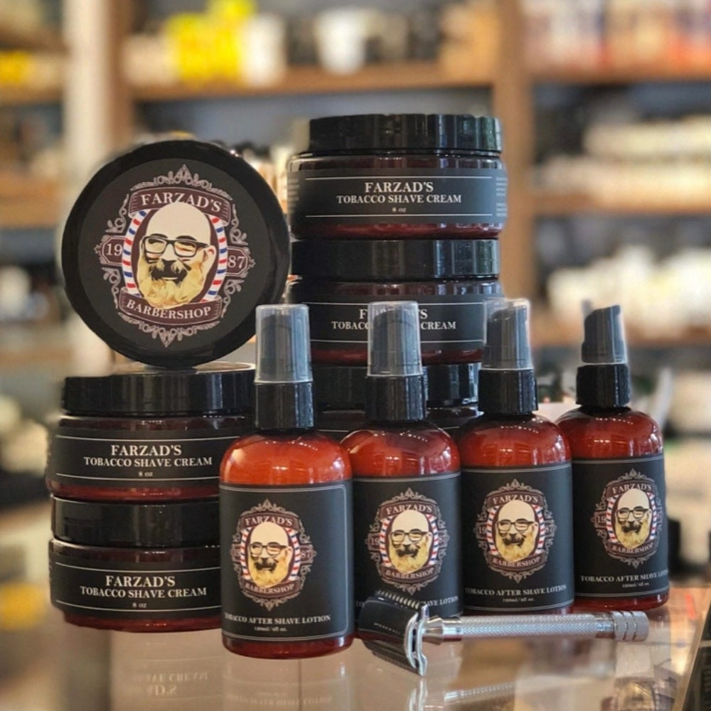 x Farzad's Barbershop - Crème à raser "Tobacco Shave Cream" (240ml/8.0oz)