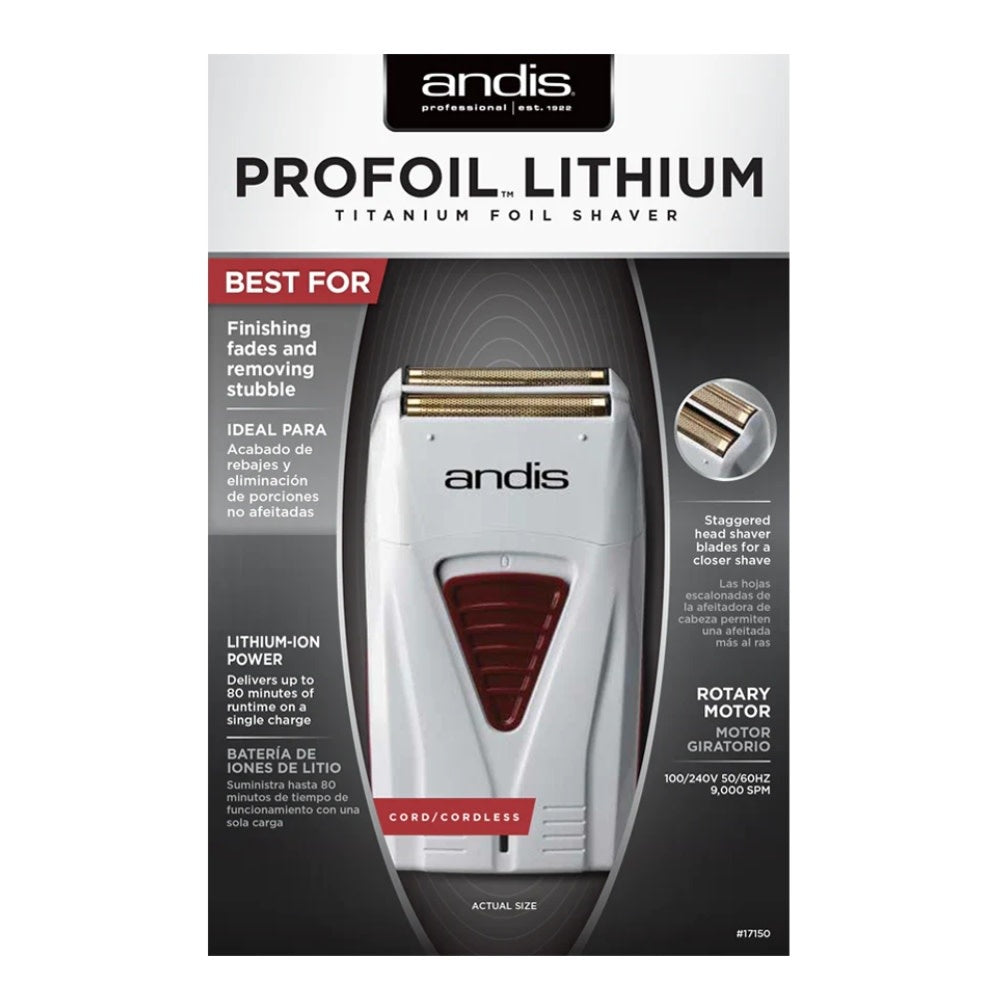 Cordless ProFoil Lithium Titanium Foil model Shaver Model 17150