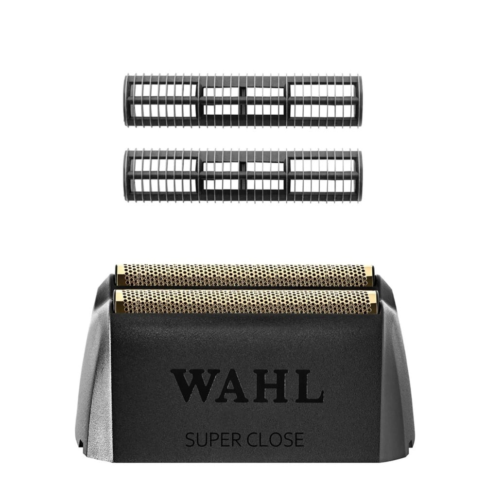WAHL Professional - Grille et lames de coupe de remplacement "Super Close" or #55594 - Pour rasoir Vanish Shaver 5 Star Modèle No. 55595