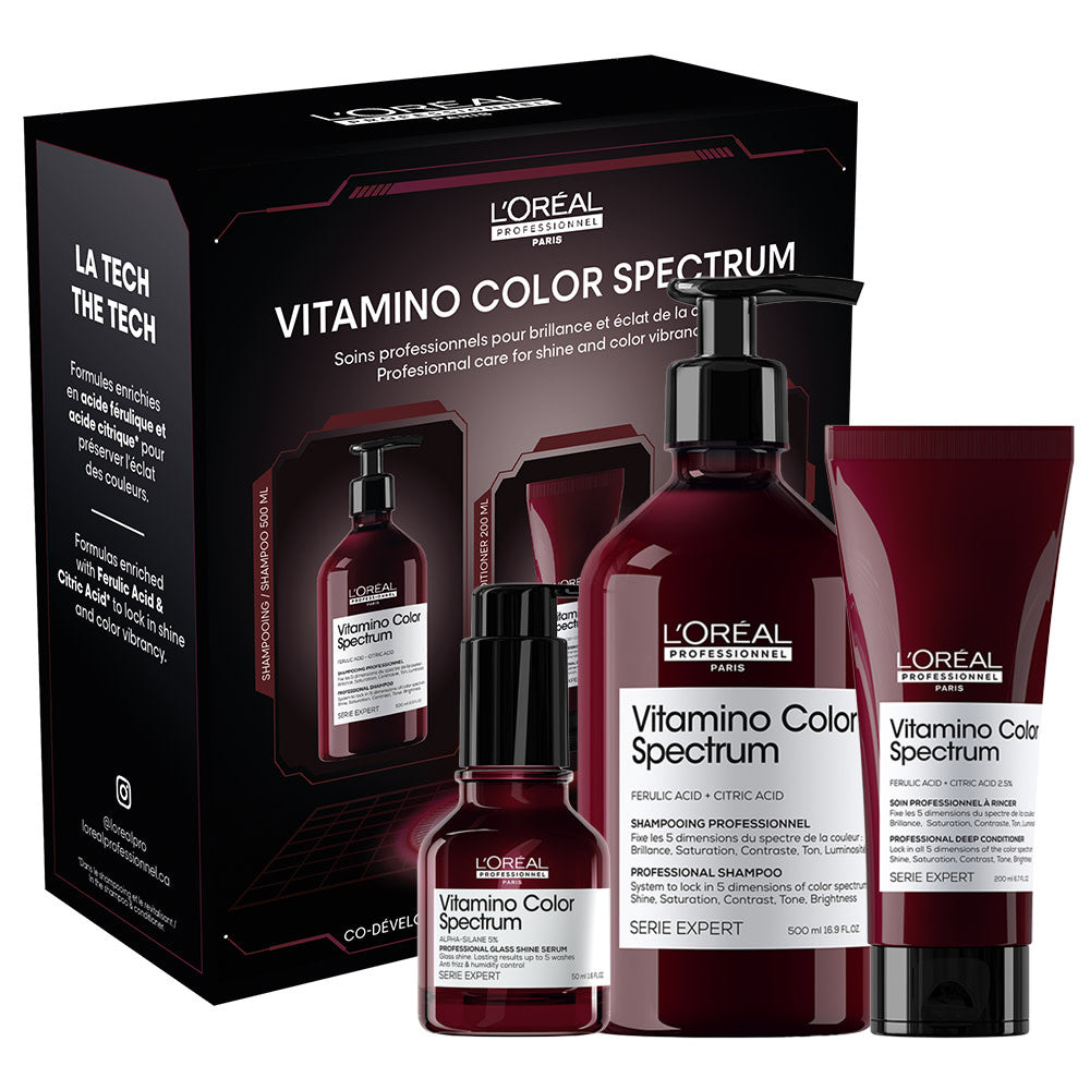 Trio brillance et éclat "Vitamino Color Spectrum" (500ml/16.9oz, 200ml/6.7oz, 50ml/1.6oz)