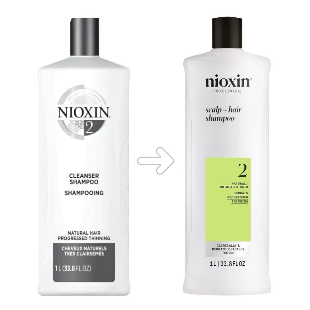 Shampoing cheveux + cuir chevelu Système 2 - Pour cheveux naturels avec chute avancée