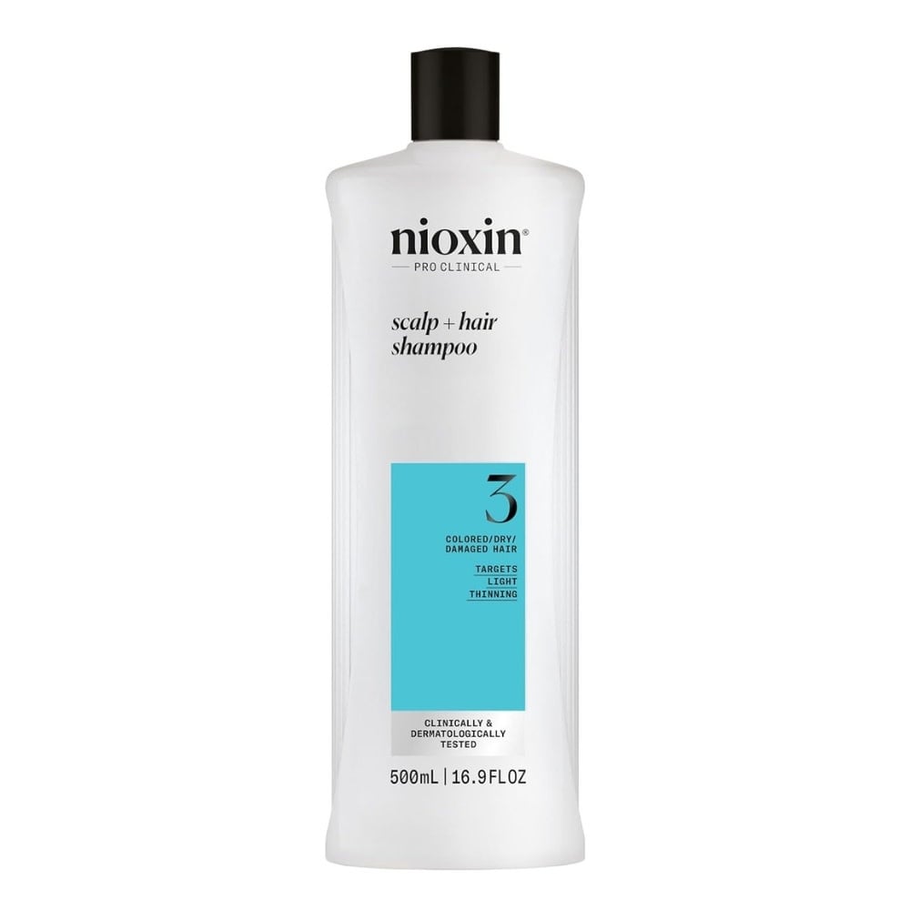 NIOXIN - Shampoing cheveux + cuir chevelu Système 3 - Pour cheveux colorés avec chute modérée