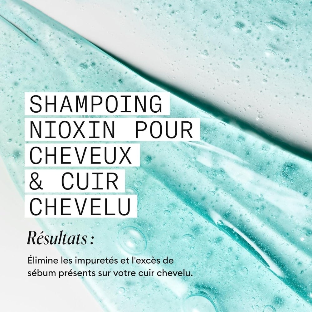 NIOXIN - Shampoing cheveux + cuir chevelu Système 3 - Pour cheveux colorés avec chute modérée