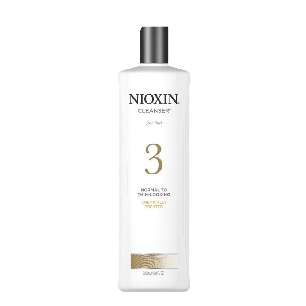 NIOXIN - Shampoing cheveux + cuir chevelu Système 3 - Pour cheveux colorés avec chute modérée