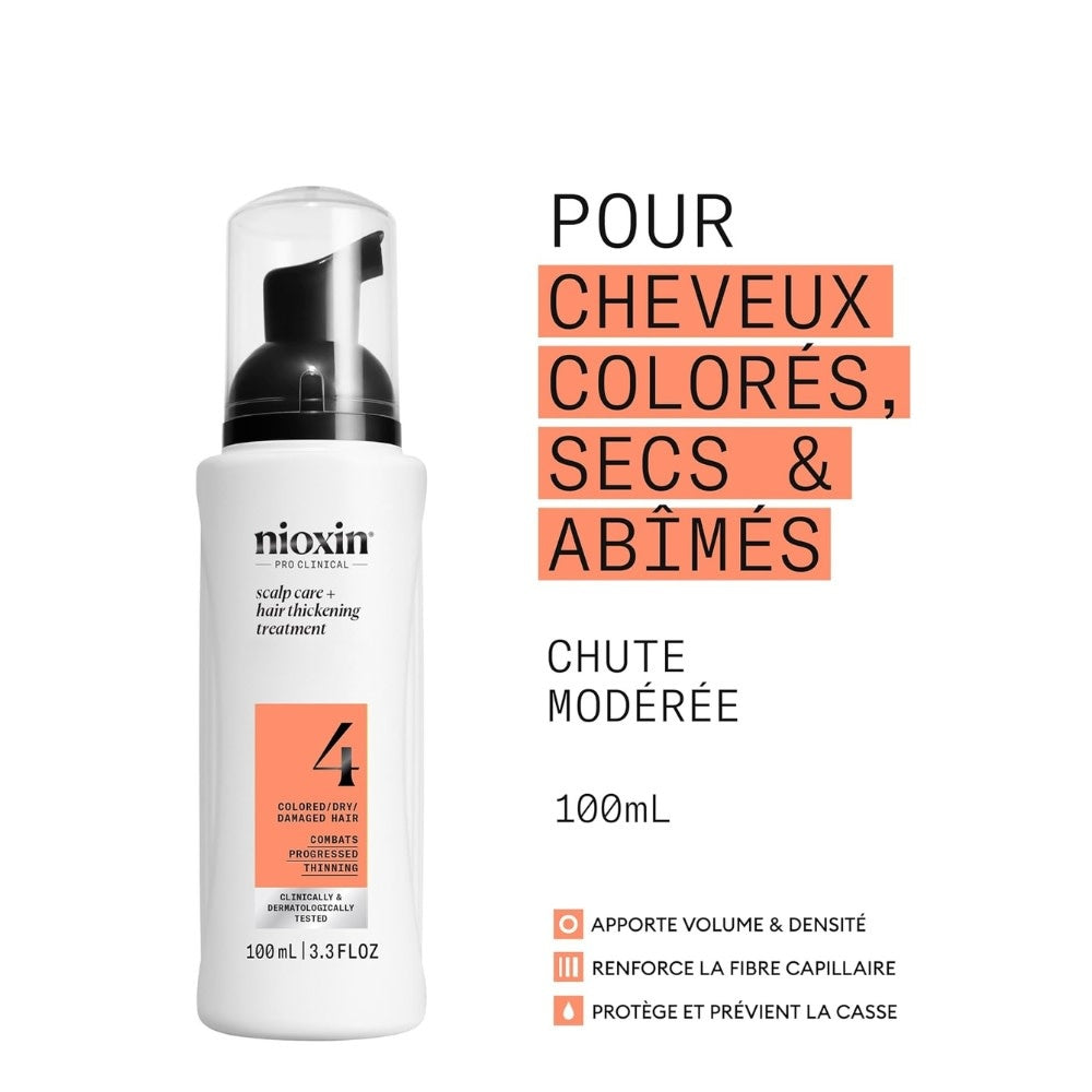 Traitement du cuir chevelu "Scalp & Hair Treatment" Système 4 - Pour cheveux traités chimiquement, fin et visiblement clairsemés