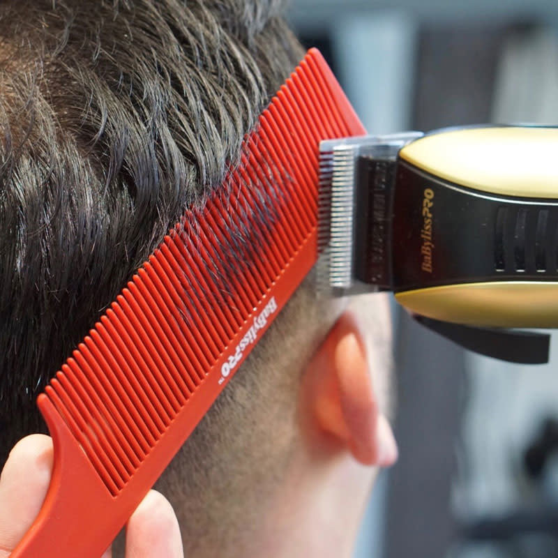 Barberology Clipper Comb (22,8cm/9") - Red 