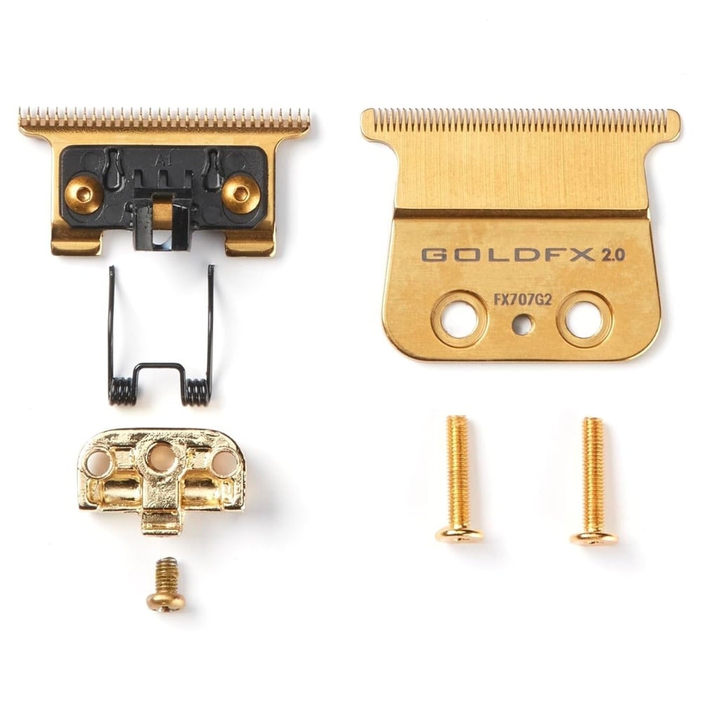 Lame de rechange pour tondeuse FX787 Lame en T à dents profondes de 2mm FX707G2 Titanium - Or