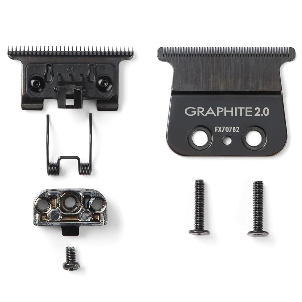 Lame de rechange pour tondeuse FX787 Lame en T à dents profondes de 2mm FX707B2 Graphite - Noir