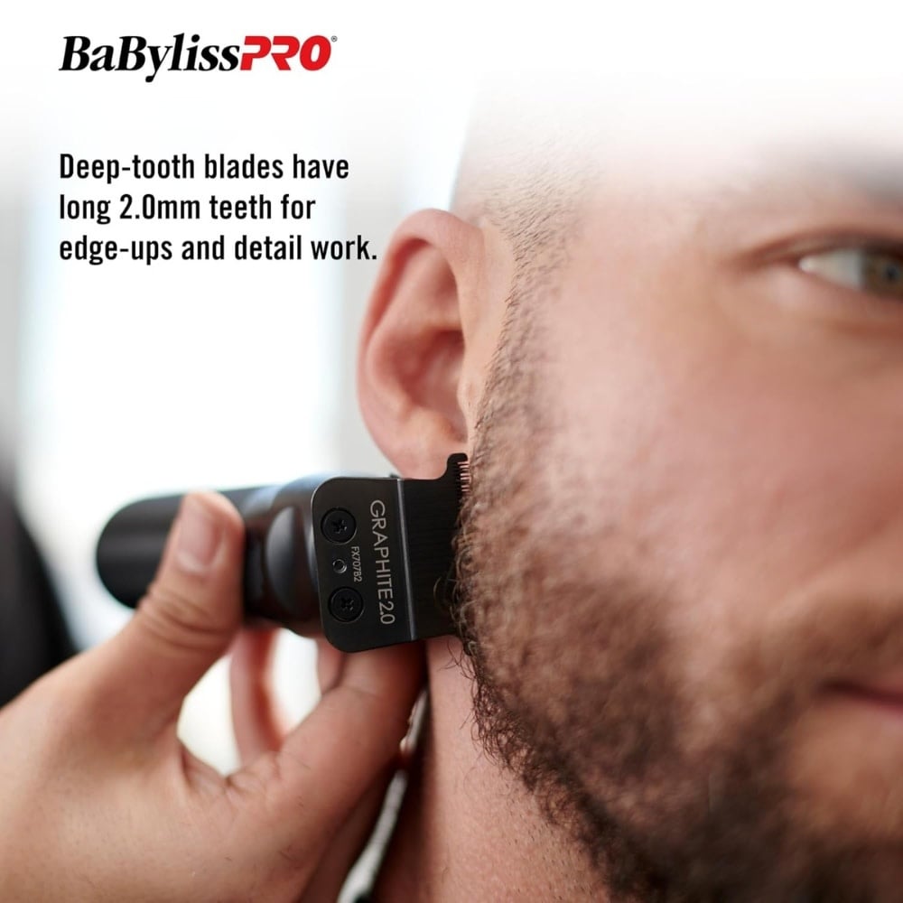 Lame de rechange pour tondeuse FX787 Lame en T à dents profondes de 2mm FX707B2 Graphite - Noir