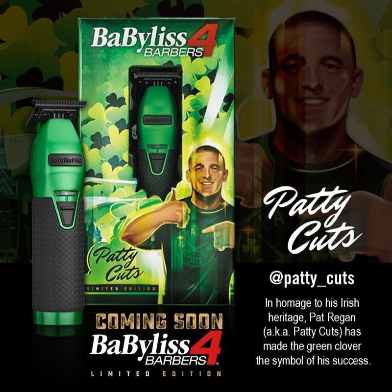 Cordless metal Skeleton Trimmer FX787GI Patty Cuts Influencer Edition - Black & Green