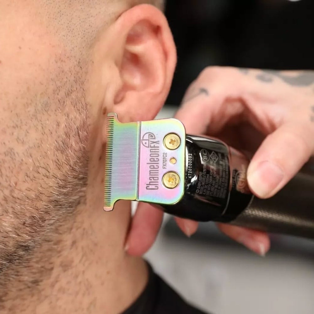 Lame de rechange pour tondeuse FX787 Lame en T à dents profondes de 2mm "FX707C2" Titanium - Chamelon