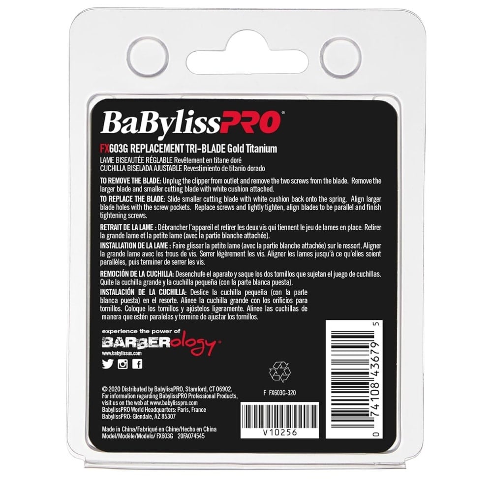 Lame de rechange pour tondeuse FX825 Lame de coin FX603G Titanium - OR