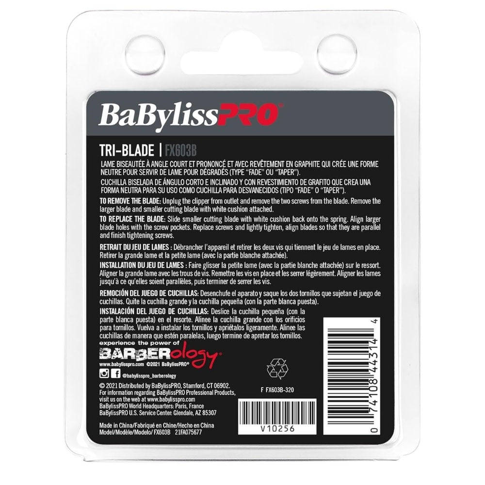 Lame de rechange pour tondeuse FX825 Lame de coin FX603B Graphite - Noir