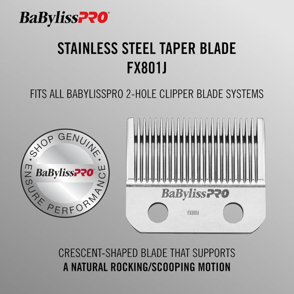 Replacement Blade for FXF870 Trimmer, FX801J Stainless Steel Fader Blade - Silver