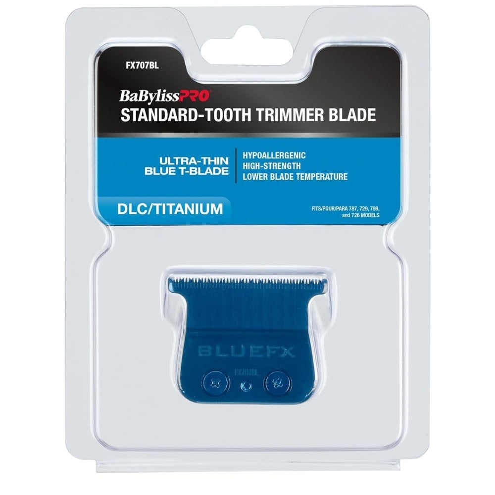 Copy of BaByliss PRO - Lame de rechange pour tondeuse FX33T Lame en T à dents standard FX703G DLC/Titanium - Or
