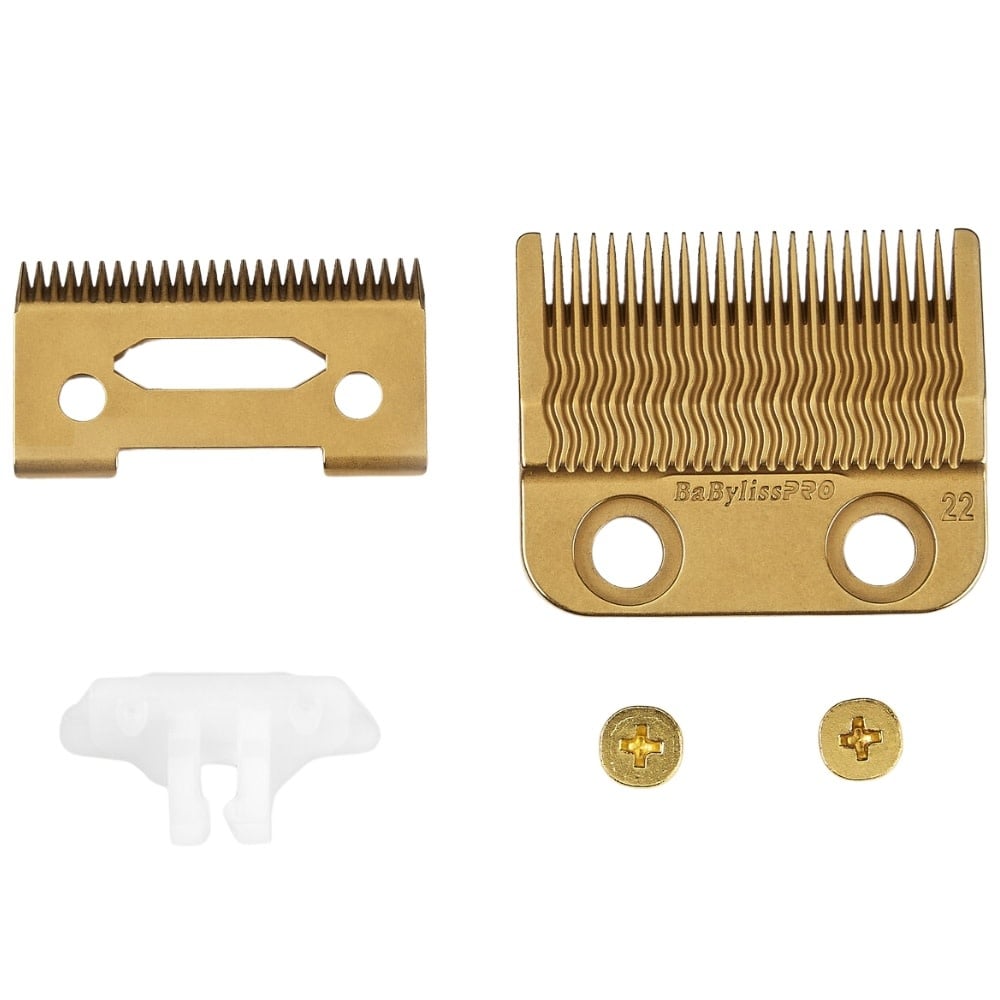 Lame de rechange pour tondeuse FX829 Lame de précision moulée par injection de métal et titanium FX8022G - Or