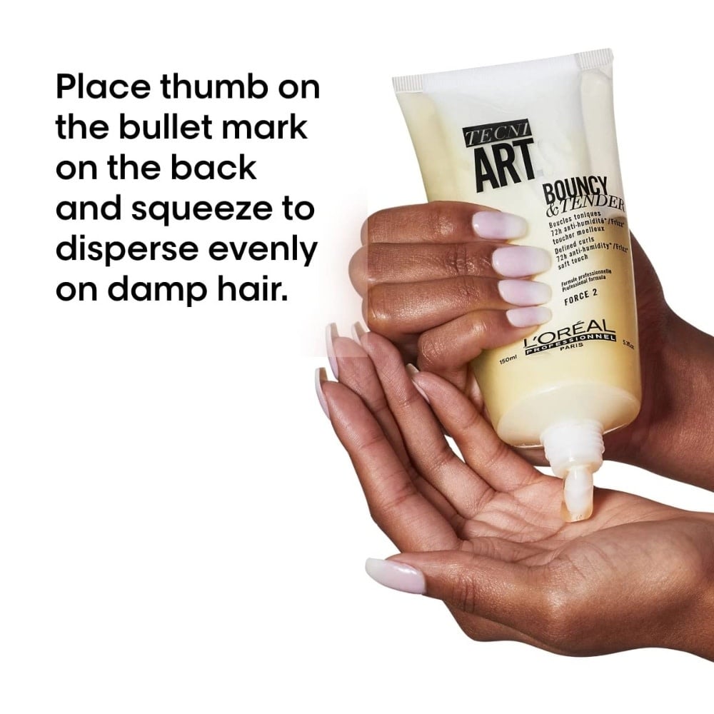 Duo crème + gel  "TecniArt Bouncy & Tender" - Pour les cheveux ondulés et bouclés (150ml/5.1oz)