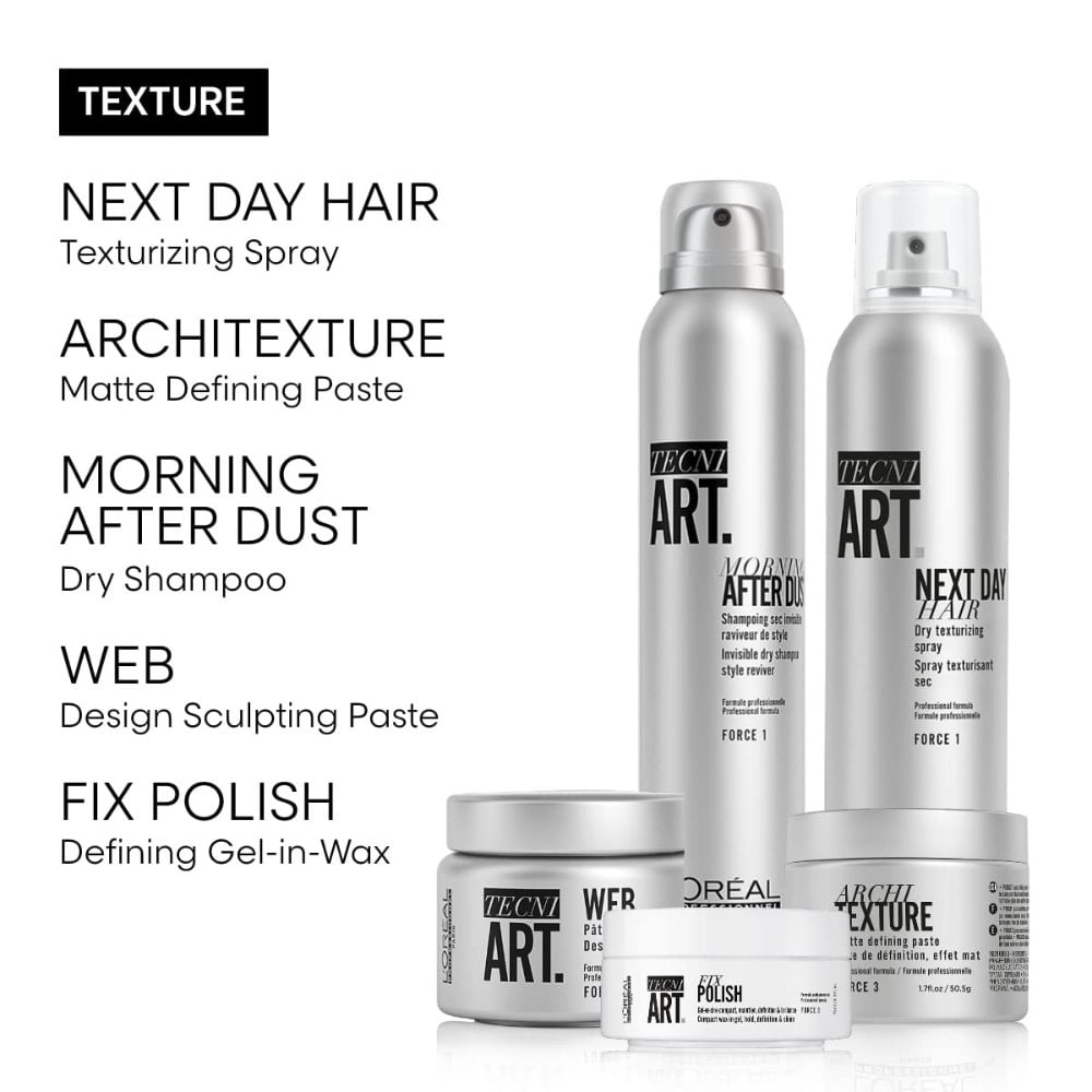 Shampoing sec invisible raviveur de style "Tecni.Art Morning After Dust" - Pour tous les types de cheveux (200ml/6.76oz)