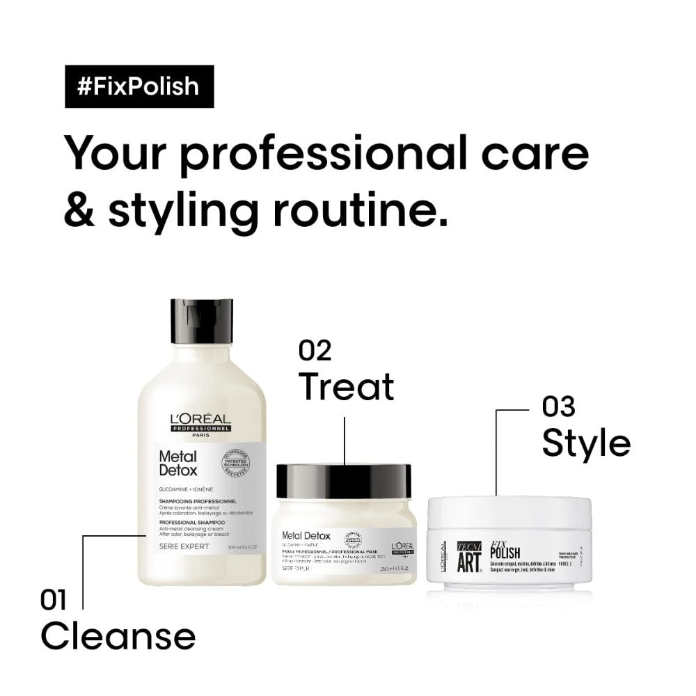 Gel-en-cire compact "TecniArt Fix Polish" - Maintien, définition et brillance (75ml/2.5oz)