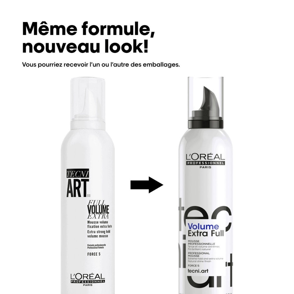 Mousse professionnelle "Volume Extra  Full" (250ml/8.4oz)