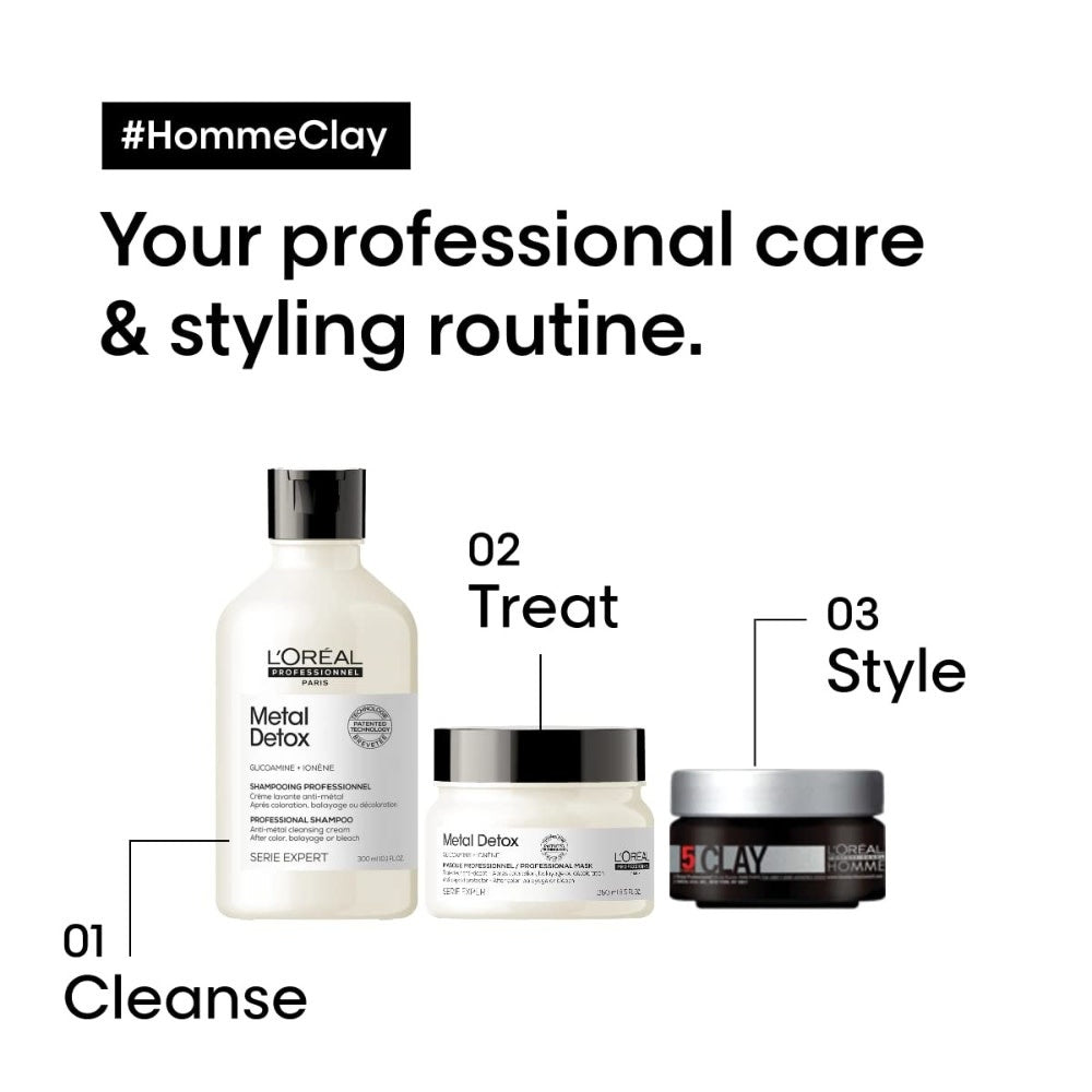 Argile fixation forte "Clay" - Ajoute de la texture et un fini mat (50ml/1.69oz)