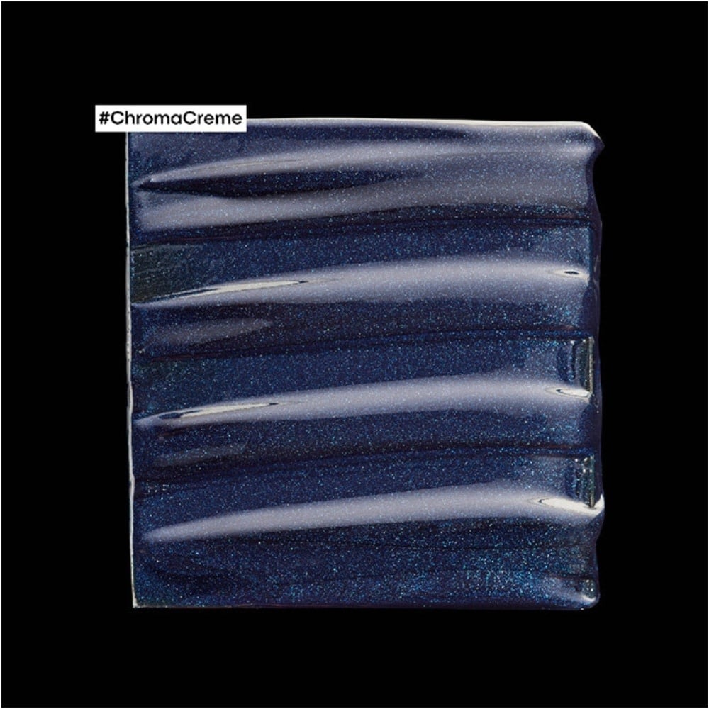 Shampoing neutralisant de reflets oranges "Chroma Crème Bleu" - Pour cheveux châtains clairs