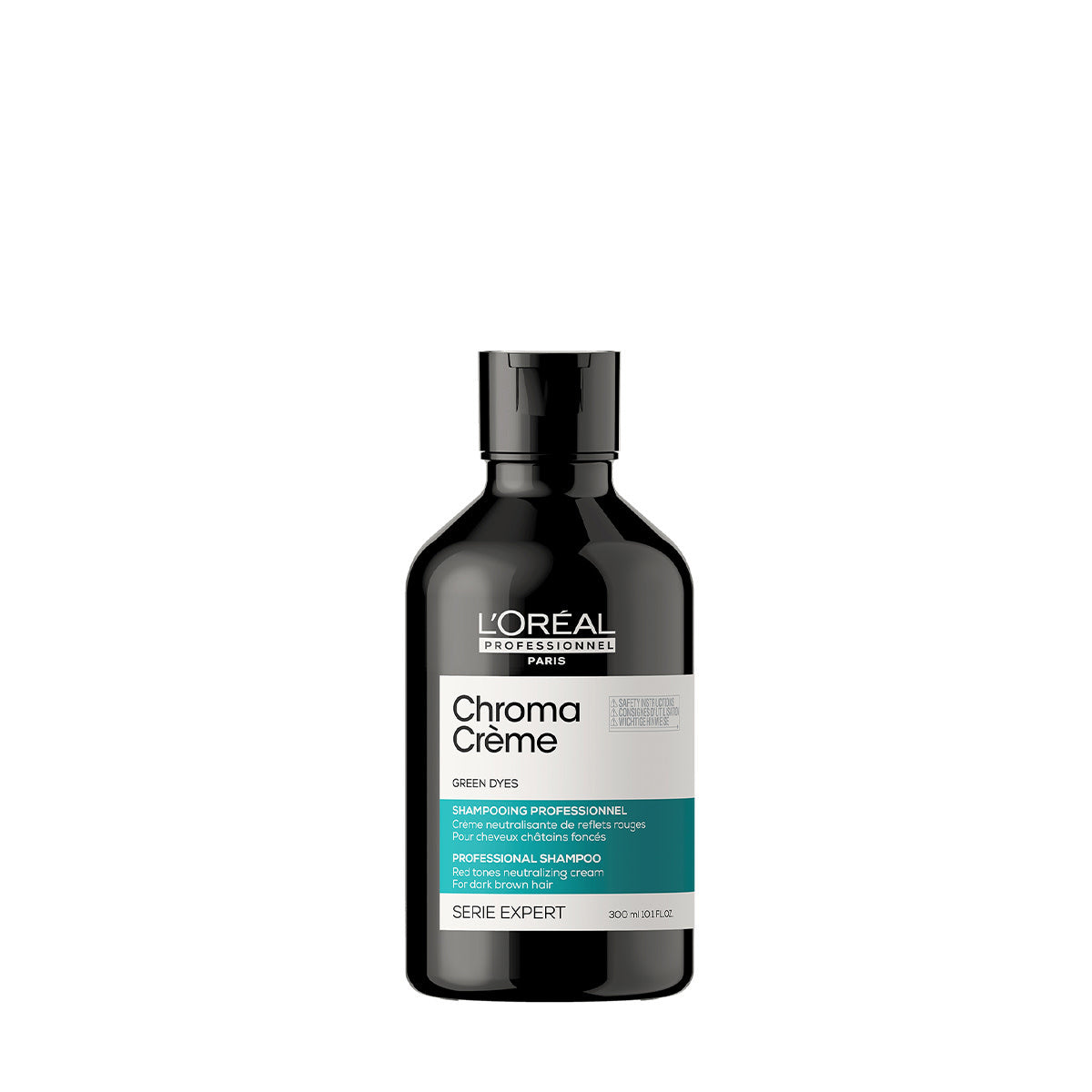 L'Oréal Professionnel - Shampoing neutralisant de reflets rouges "Chroma Crème Vert" - Pour cheveux Bruns
