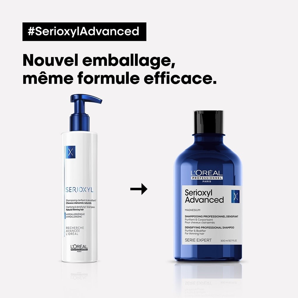 Shampoing densifiant "Serie Expert Serioxyl Advanced" - Pour cheveux clairsemés