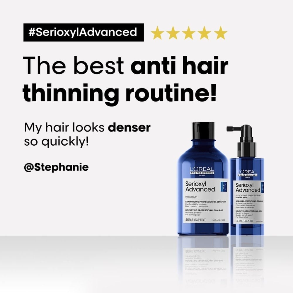 Shampoing densifiant "Serie Expert Serioxyl Advanced" - Pour cheveux clairsemés