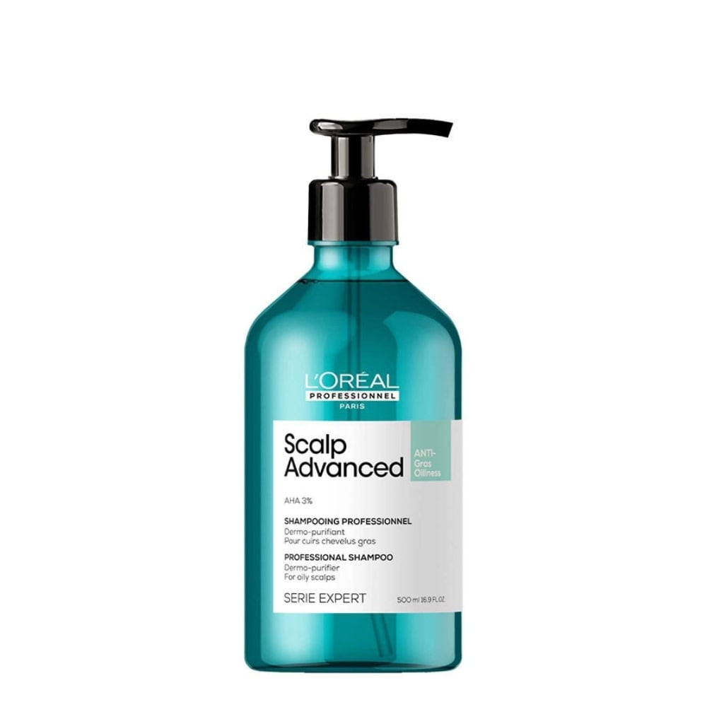 L'Oréal Professionnel - Shampoing dermo-purifiant anti-gras "Serie Expert Scalp Advanced Anti-Oilness" - Pour cuir chevelu gras