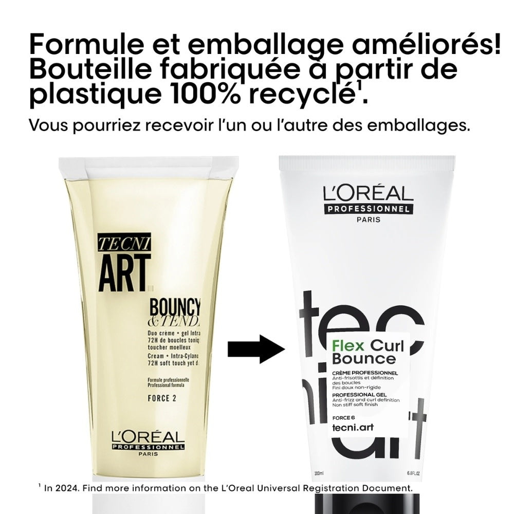 Crème professionnelle "Flex Curl Bounce" (200ml/6.8oz)