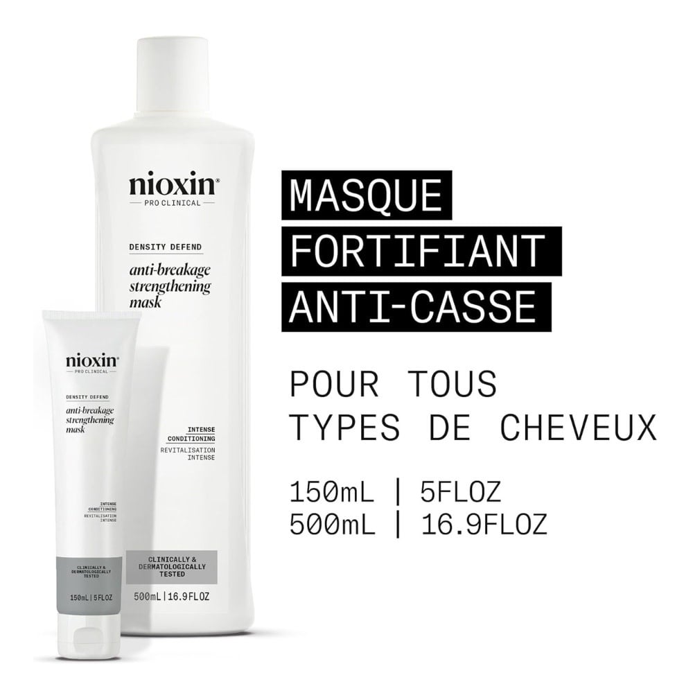 NIOXIN - Masque fortifiant anti-casse "Density Defend" - Protège contre la casse des cheveux