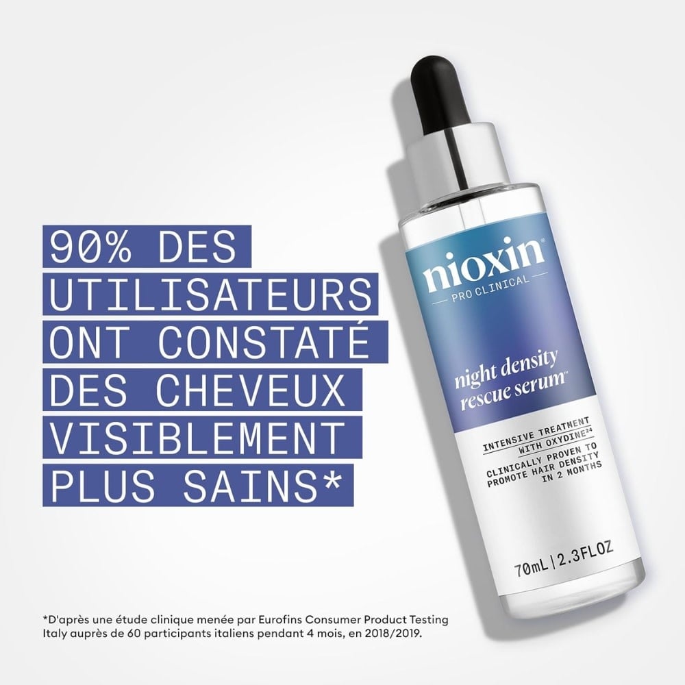 Sérum de nuit densifiant "Night Density Rescue Serum" - Favorise l'augmentation de la densité capillaire en 2 mois (70ml/2.3oz)