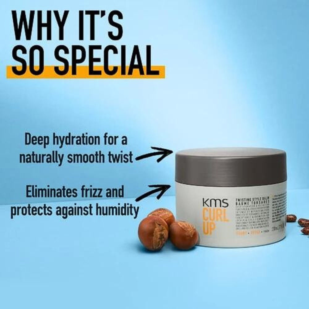Baume torsades "CurlUp Twisting Style Balm" - Hydratation intense et définition des boucles et torsades (230ml/7.7oz)