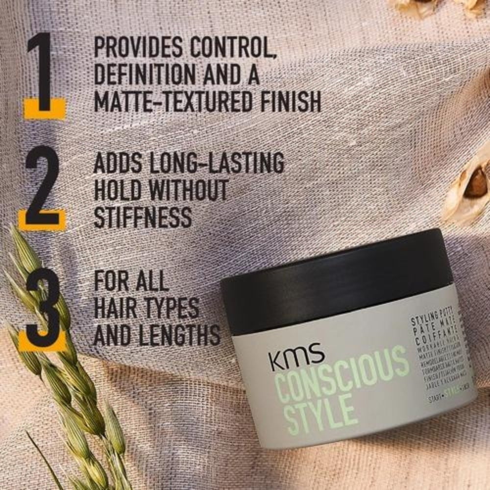 Pâte mate coiffante "Conscious Style Styling Putty" - Fixation remodelable et fini mat (75ml/2.5oz)