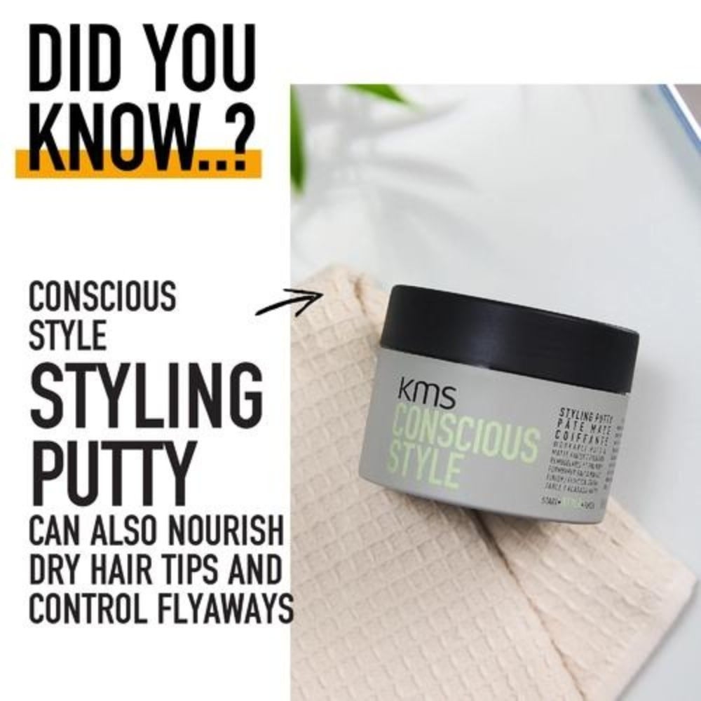 Pâte mate coiffante "Conscious Style Styling Putty" - Fixation remodelable et fini mat (75ml/2.5oz)