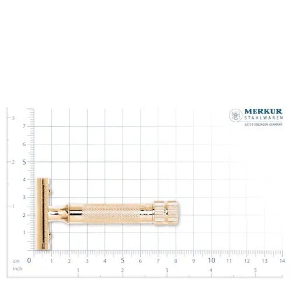 Rasoir de sécurité Merkur 34G HD - Or