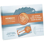Lames de rasoir Merkur "Super Platinum Double Edge" (Boite 10 paquets)