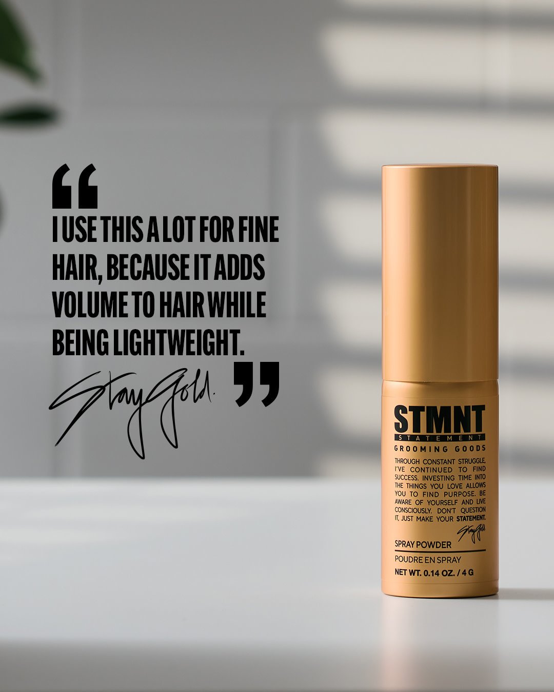 Poudre en vaporisateur volume "Spray Powder" Tenue légère, fini mat (4g/0,14oz)