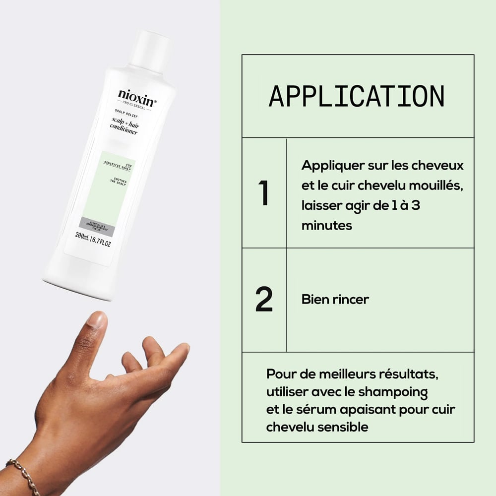 Revitalisant apaisant et épaississant "Scalp Relief" - Pour le cuir chevelu sensible et sec