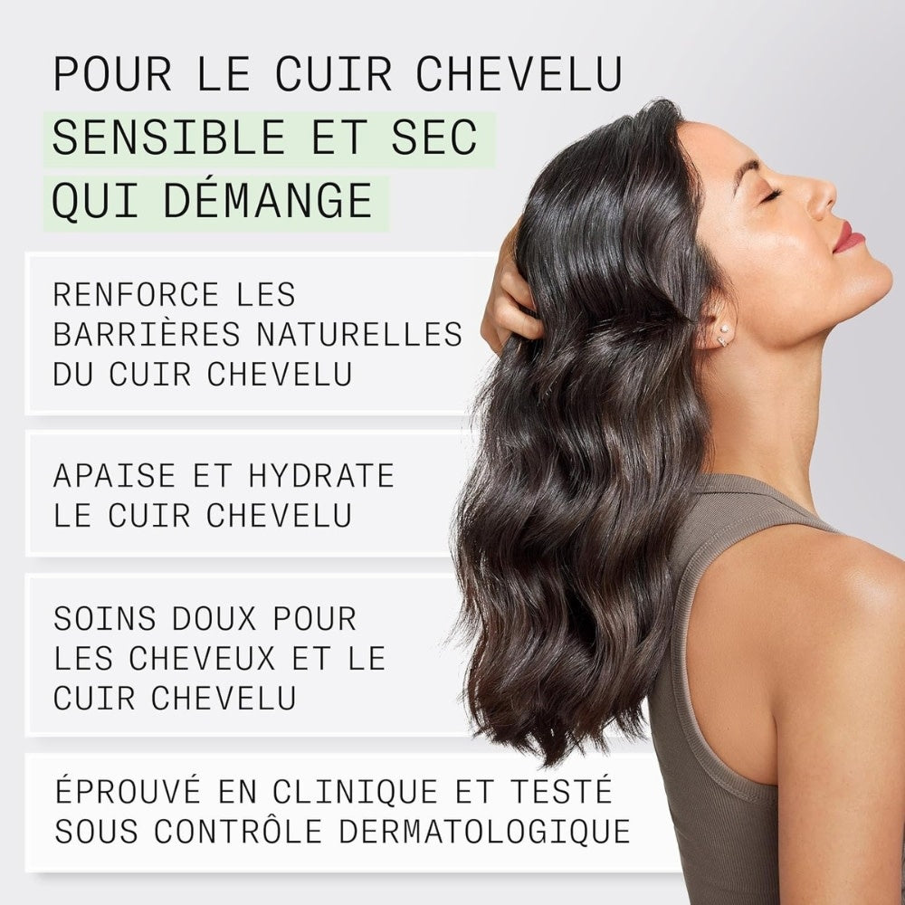 Trio apaisant shampoing, revitalisant et sérum sans rinçage cheveux + cuir chevelu Système "Scalp Relief" - Pour le cuir chevelu sensible, sec et qui démange (2x 200ml/6.76oz, 100ml/3.4oz)