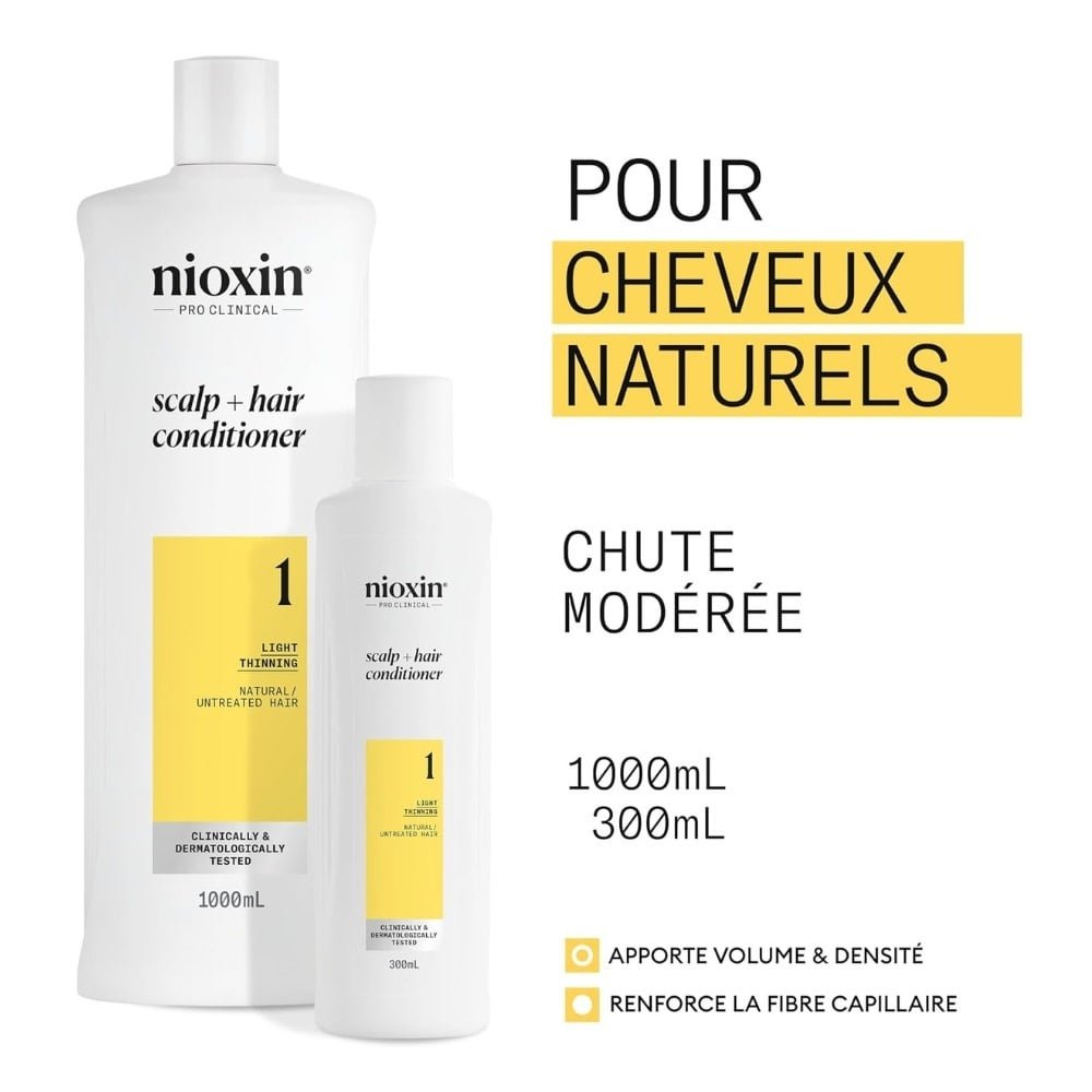 Revitalisant cheveux + cuir chevelu Système 1 - Pour cheveux naturels avec chute modérée